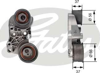 Gates T41268 - Rullo tenditore, Cinghia dentata www.autoricambit.com