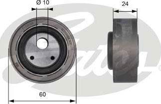 Gates T41277 - Rullo tenditore, Cinghia dentata www.autoricambit.com