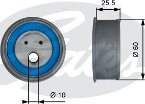 Gates T42230 - Rullo tenditore, Cinghia dentata www.autoricambit.com