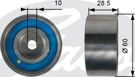 Gates T42226 - Galoppino/Guidacinghia, Cinghia dentata www.autoricambit.com