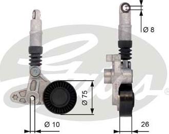 Gates T39099 - Tendicinghia, Cinghia Poly-V www.autoricambit.com