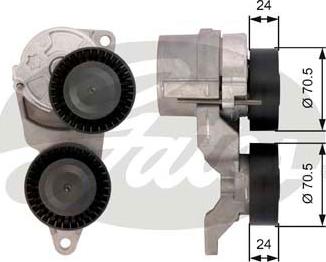 Gates T39026 - Tendicinghia, Cinghia Poly-V www.autoricambit.com