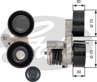 Gates T39114 - Tendicinghia, Cinghia Poly-V www.autoricambit.com