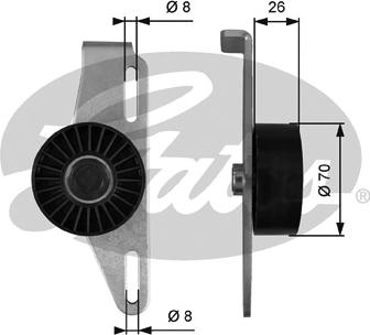 Gates T39393 - Tendicinghia, Cinghia Poly-V www.autoricambit.com