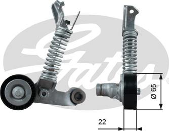 Gates T39373 - Tendicinghia, Cinghia Poly-V www.autoricambit.com