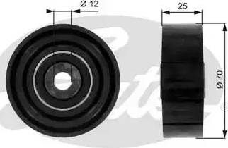 Gates T36019 - Galoppino/Guidacinghia, Cinghia Poly-V www.autoricambit.com