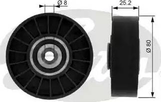 Gates T36013 - Galoppino/Guidacinghia, Cinghia Poly-V www.autoricambit.com