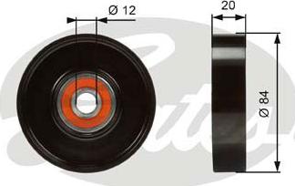 Gates T36321 - Galoppino/Guidacinghia, Cinghia Poly-V www.autoricambit.com