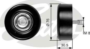 Gates T36265 - Galoppino/Guidacinghia, Cinghia Poly-V www.autoricambit.com