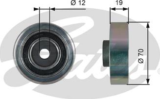 Gates T36278 - Galoppino/Guidacinghia, Cinghia Poly-V www.autoricambit.com