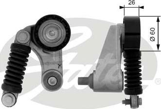 Gates T38457 - Tendicinghia, Cinghia Poly-V www.autoricambit.com