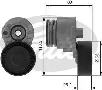 Gates T38469 - Tendicinghia, Cinghia Poly-V www.autoricambit.com