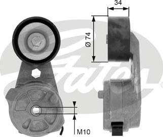 Gates T38601 - Tendicinghia, Cinghia Poly-V www.autoricambit.com