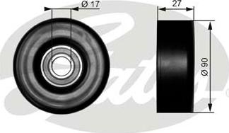 Gates T38010 - Galoppino/Guidacinghia, Cinghia Poly-V www.autoricambit.com