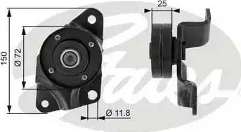 Gates T38086 - Galoppino/Guidacinghia, Cinghia Poly-V www.autoricambit.com