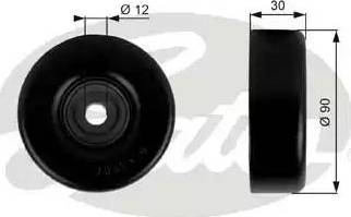 Gates T38020 - Galoppino/Guidacinghia, Cinghia Poly-V www.autoricambit.com