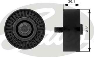 Gates T38027 - Galoppino/Guidacinghia, Cinghia Poly-V www.autoricambit.com