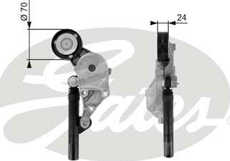 Gates T38192 - Tendicinghia, Cinghia Poly-V www.autoricambit.com