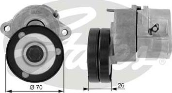 Gates T38213 - Tendicinghia, Cinghia Poly-V www.autoricambit.com