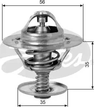 Gates TH09582 - Termostato, Refrigerante www.autoricambit.com