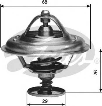 Gates TH13983G1 - Termostato, Refrigerante www.autoricambit.com