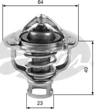 Gates TH04082G1 - Termostato, Refrigerante www.autoricambit.com