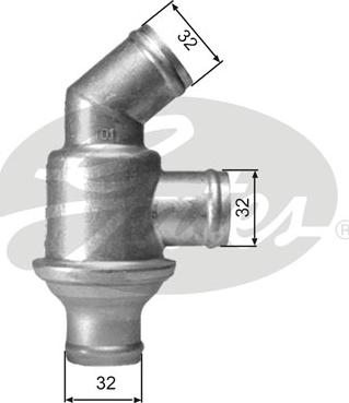 Gates TH01782 - Termostato, Refrigerante www.autoricambit.com