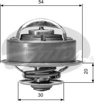 Gates TH03782G1 - Termostato, Refrigerante www.autoricambit.com