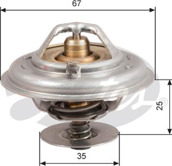 Gates TH14380G1 - Termostato, Refrigerante www.autoricambit.com