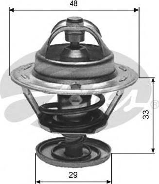 Gates TH12182G2 - Termostato, Refrigerante www.autoricambit.com