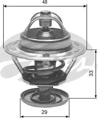 Gates TH12182 - Termostato, Refrigerante www.autoricambit.com