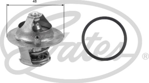 Gates TH39374G1 - Termostato, Refrigerante www.autoricambit.com