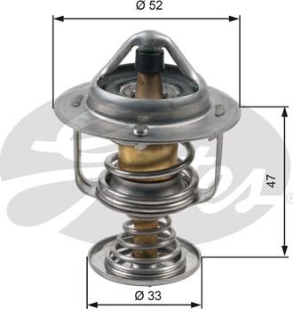 Gates TH30580G1 - Termostato, Refrigerante www.autoricambit.com