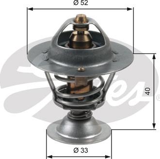 Gates TH31588G1 - Termostato, Refrigerante www.autoricambit.com