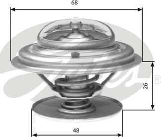 Gates TH32882G1 - Termostato, Refrigerante www.autoricambit.com