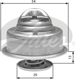 Gates TH27592G1 - Termostato, Refrigerante www.autoricambit.com