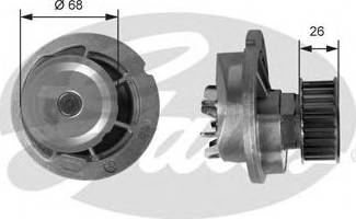 Gates Z80652 - Pompa acqua www.autoricambit.com