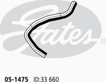 GATES-AU 05-1475 - Flessibile radiatore www.autoricambit.com