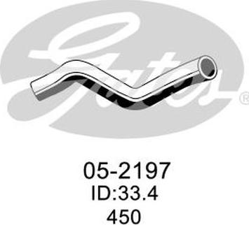 GATES-AU 05-2197 - Flessibile radiatore www.autoricambit.com