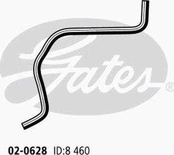 GATES-AU 02-0628 - Flessibile radiatore www.autoricambit.com