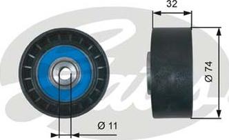 GATES-AU 36518 - Galoppino/Guidacinghia, Cinghia Poly-V www.autoricambit.com