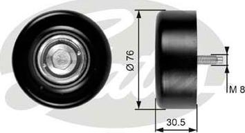 GATES-AU 36265 - Galoppino/Guidacinghia, Cinghia Poly-V www.autoricambit.com