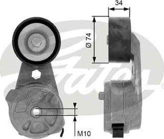 GATES-AU 38601 - Tendicinghia, Cinghia Poly-V www.autoricambit.com