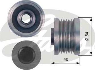 GATES-AU OAP7142 - Puleggia cinghia, Alternatore www.autoricambit.com