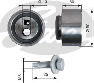 GATES-AU T41139 - Rullo tenditore, Cinghia dentata www.autoricambit.com