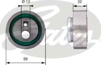 GATES-AU T41129 - Rullo tenditore, Cinghia dentata www.autoricambit.com