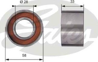 GATES-AU T41290 - Rullo tenditore, Cinghia dentata www.autoricambit.com