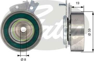 GATES-AU T43038 - Rullo tenditore, Cinghia dentata www.autoricambit.com