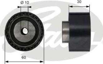 GATES-AU T42070 - Galoppino/Guidacinghia, Cinghia dentata www.autoricambit.com