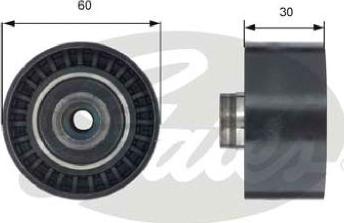 GATES-AU T42191 - Galoppino/Guidacinghia, Cinghia dentata www.autoricambit.com